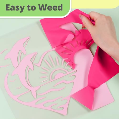 Neon Pink HTV Vinyl Roll