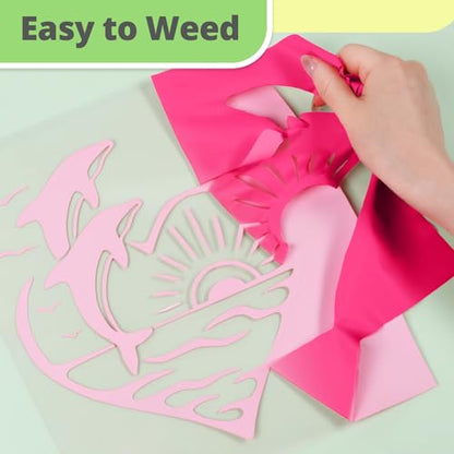 Neon Pink HTV Vinyl Roll