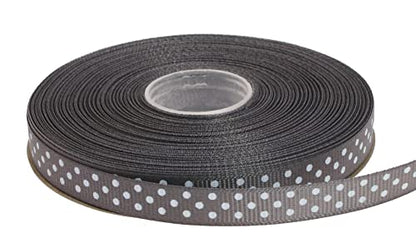 Polka Dot Grosgrain Ribbon 25 Yard Each Roll 100% Polyester