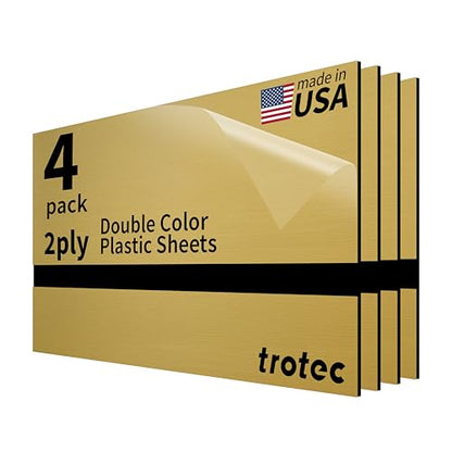 Metallic Looking Acrylic Sheet (4 Count)