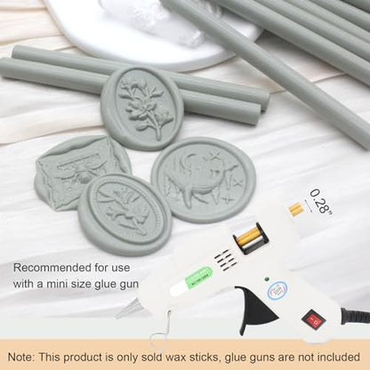 Sage Green Wax Seal Sticks 20pcs (20 Count)