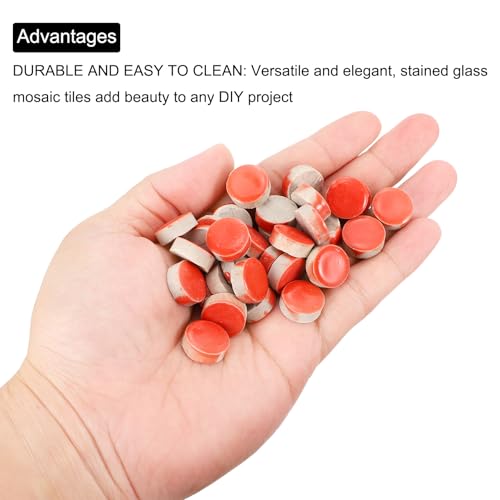 200g Ceramic Mosaic Tiles for Crafts Bulk