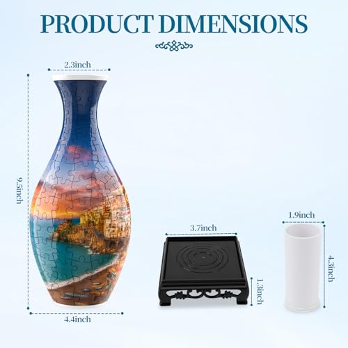3D Puzzles Vase for Adults