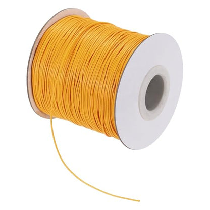 Waxed Cord 0.5mm Waxed Polyester Cord 175 Yard Wax String for Bracelet Making