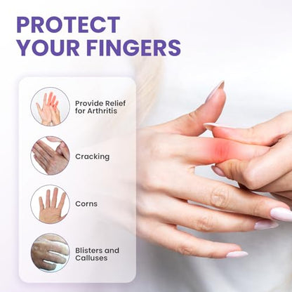 20 PCS Gel Finger Sleeve Protectors (20 Count)