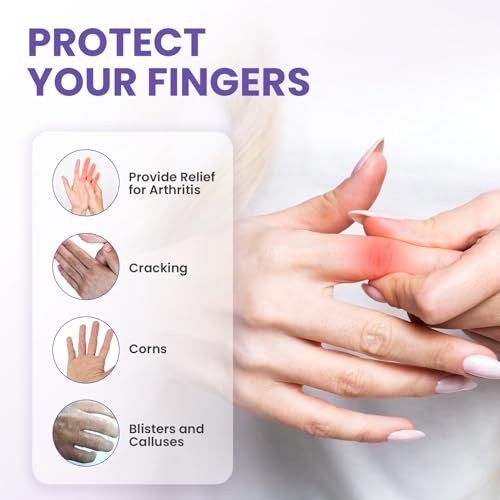 10 PCS Gel Finger Sleeve Protectors (10 Count)