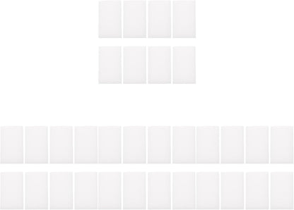 Tofficu 32 Pcs High Density Sponge Blocks for Needle Felting, DIY Crafts, Jewelry Making, and Heat Shrinkable Accessories, 3.93x2.36x3.14 Inch, White Paint Sponges