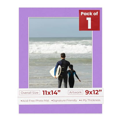11x14 Mat Bevel Cut for 9x12 Photos