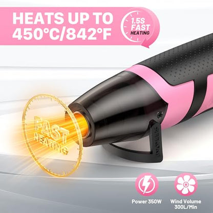 350W Mini Heat Gun with 2