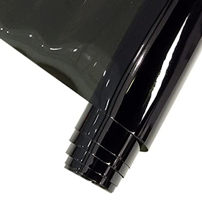 HYANG Solid Colors Transparent PVC Super Clear Holographic Vinyl 1 Roll 12" x 47"