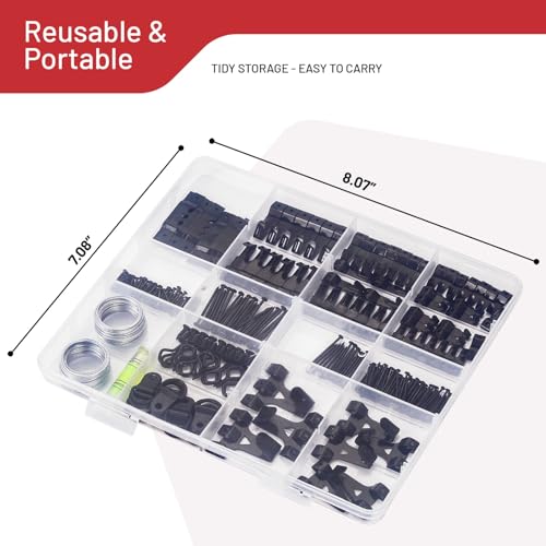 303 Piece Picture Hanging Assortment with Heavy Duty Hooks