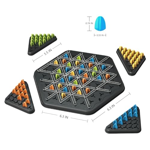 Chain Triangle Chess Game (50 Count)