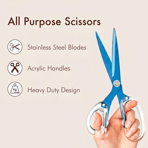 9” Stainless Steel Acrylic Scissors