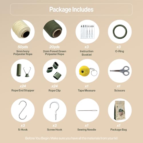 Macrame Kits for Beginners (3 Count)