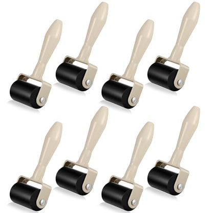 8 Pack Rubber Brayer Rollers