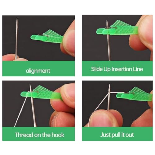 10 Pcs Fish Mouth Sewing Machine Needle Threader