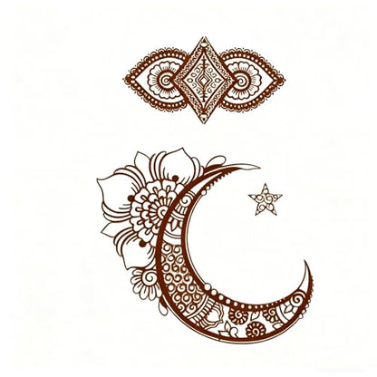 A4 Reusable Palace Moon Flower Stencil for Painting