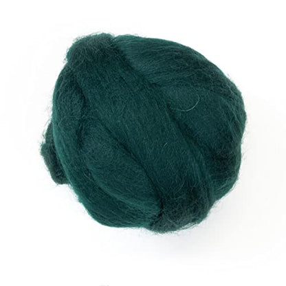 Colored Natural Wool roving (8 Ounce)