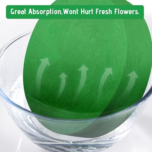 6 Pcs Floral Foam Round Blocks (6 Count)