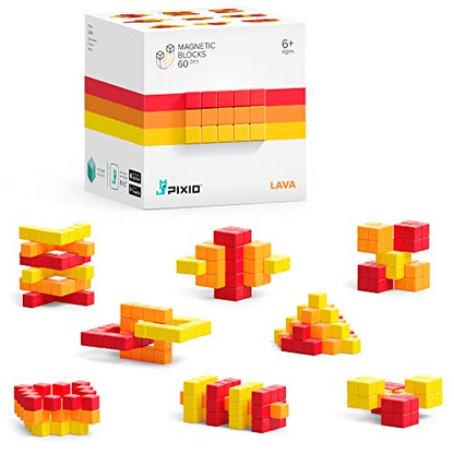 Mini Magnetic Blocks for Kids 6+ Ages (60 Count)