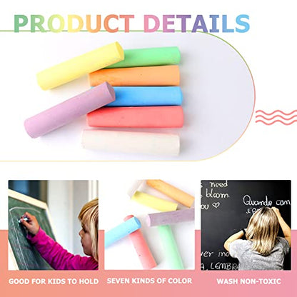 Washable Sidewalk Chalk Set (52 Count)