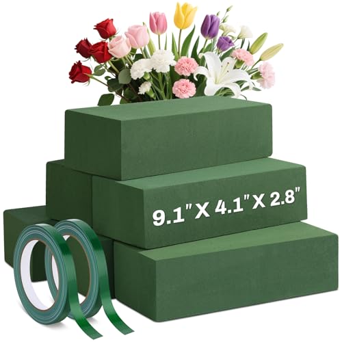 6 Pack Green Floral Foam Blocks