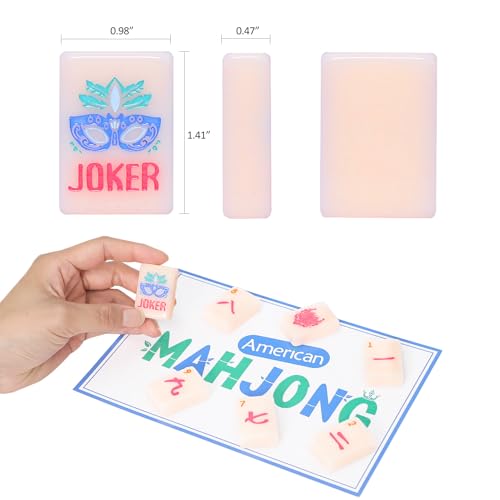 American Mahjong Tile Set with Carrying Bag and Accessories