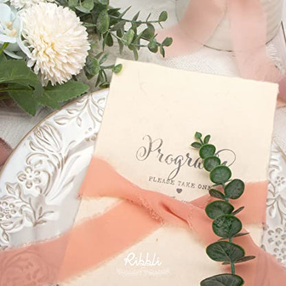 Dusty Pink Chiffon Ribbon 1 (60 Foot)