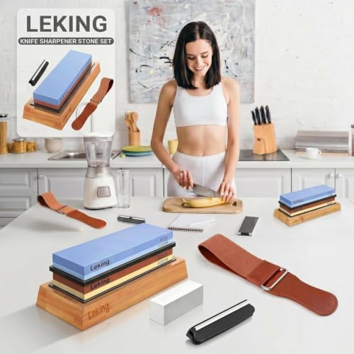 Knife Sharpening Stone Set (8 Count)