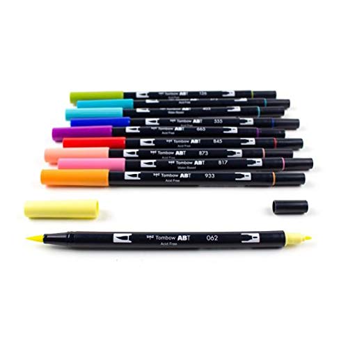 Dual Brush Pen Art Markers (10 Count)