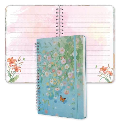 Floral Decorated Notebook A5