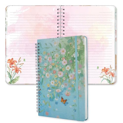 Floral Decorated Notebook A5
