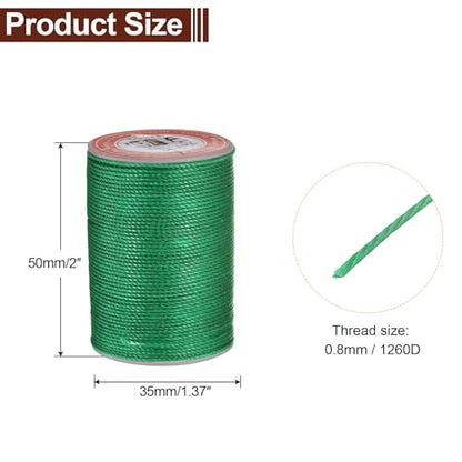 Leather Sewing Waxed Thread 0.8mm 60Yards