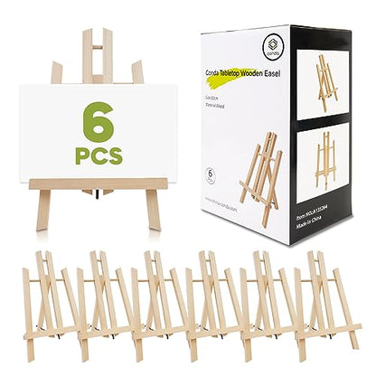 6 Pack 11.8" Tabletop Easel (6 Count)