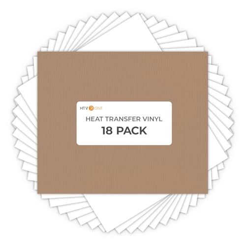 White HTV Heat Transfer Vinyl (18 Count)