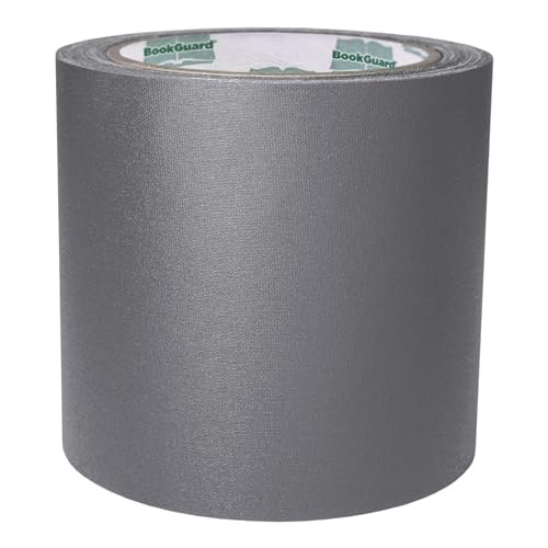 4 Inch Gray Book Repair Cloth Tape 15 Yard Roll