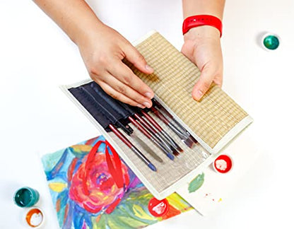 Professional Acrylic Paint Brushes Set (17 Count)
