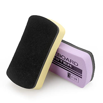 6 Pack Magnetic Dry Eraser Erasers (6 Count)