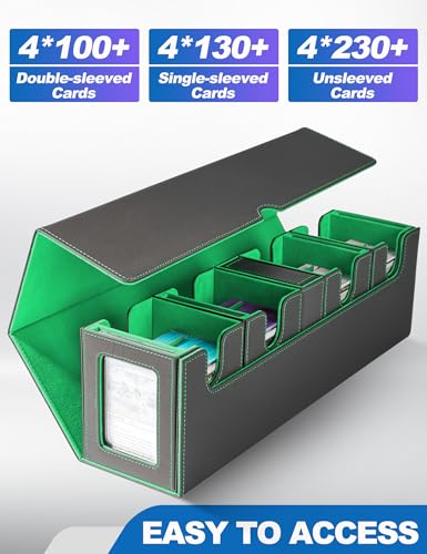 Card Deck Box for MTG with Commander Display