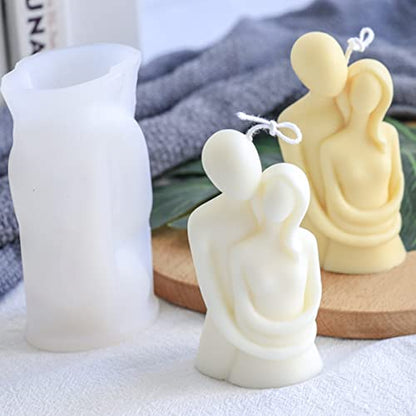 Love Couple Silicone Resin Mold