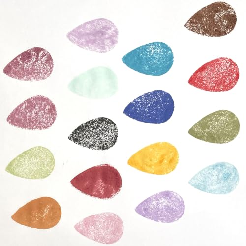 Stamp Pad 17 Colors Pigment Ink Pads for Stamps