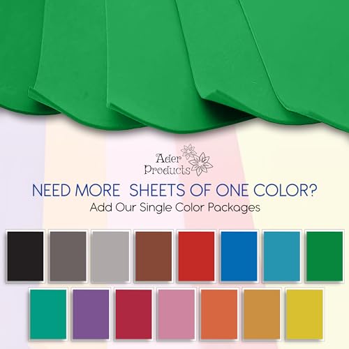 Green EVA Foam Sheets for Crafts