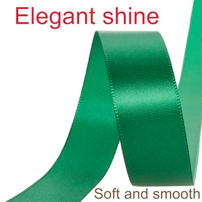 1 Inch Dark Green Ribbon 50Yards