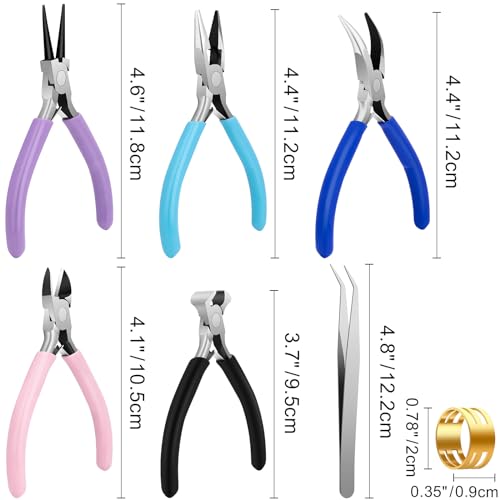 5 Pack Jewelry Pliers Tool Set (5 Count)