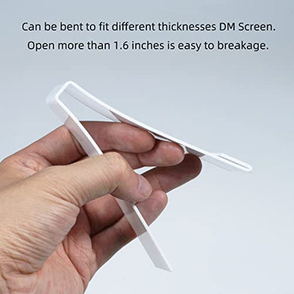 White Acrylic Erasable Screen Top Initiative Trackers 12PCS for DND (12 Count)