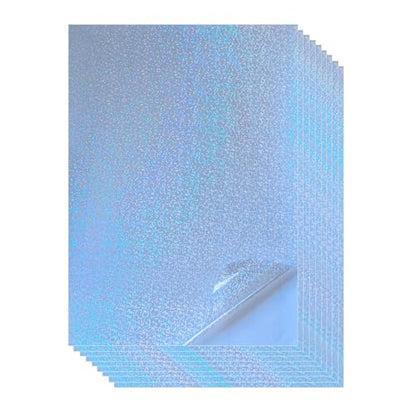 36 Sheets Glitter Holographic Sticker Paper Clear Self (36 Count)