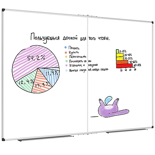 XBoard Magnetic Whiteboard 72 x 48 Inch