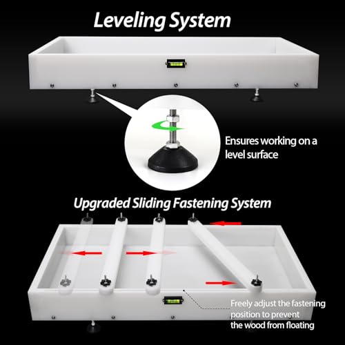 Large Reusable Epoxy Resin Mold 24×14×3 Adjustable Clamping System