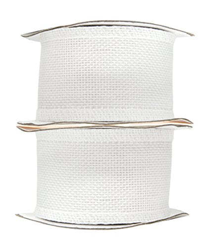 2 Inch Wide White Burlap Ribbon (120 Foot)
