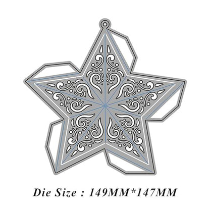 Metal Cutting Dies DIY Merry Christams Embossing Stencil Template Scrapbooking Card Making Mold Photo Album Arts Crafts Tools